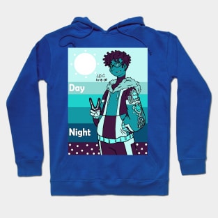 Palette Peace: Cool Blue Hoodie